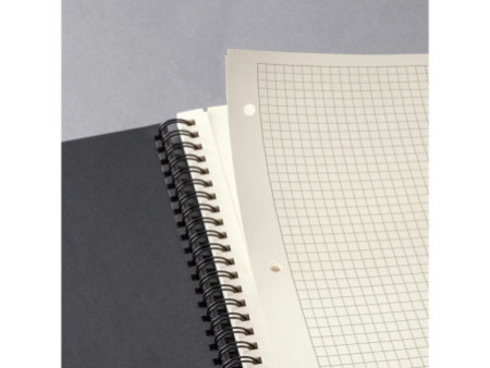 sigel Cahier à spirale Conceptum avec index, A4, quadrillé