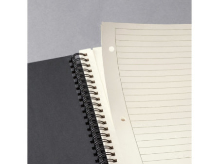 sigel Cahier à spirale Conceptum, A4, ligné, noir