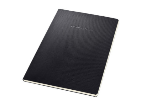 sigel Cahier Conceptum, A4, ligné, noir