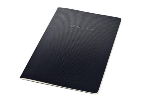 sigel Cahier Conceptum, A4, ligné, noir