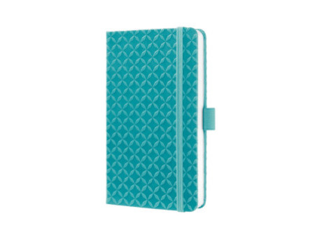 sigel Carnet de notes Jolie Flair, similicuir, A6, turquoise