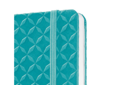 sigel Carnet de notes Jolie Flair, similicuir, A6, turquoise