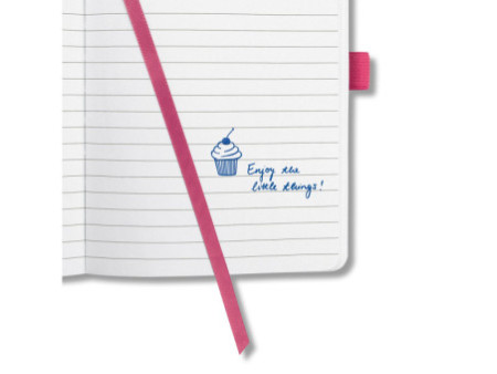 sigel Carnet de notes Jolie, similicuir, A5, fuchsia
