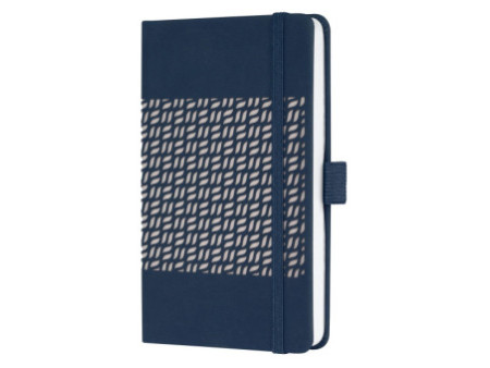 sigel Carnet Jolie Impress, similicuir, A6, bleu foncé