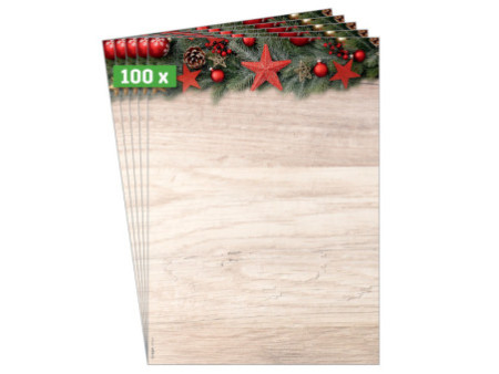 sigel Papier à motif de Noël 'Chalet Style', A4