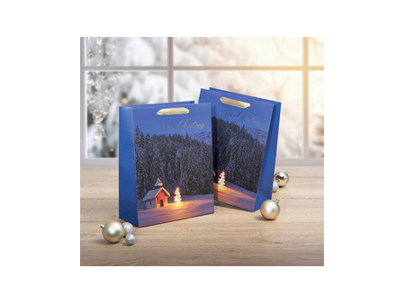 sigel Sac cadeau de Noël 'Christmas Chapel', grand