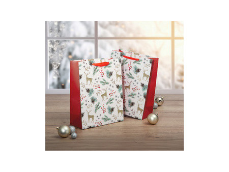 sigel Sac cadeau de Noël 'Christmas motifs watercolor'
