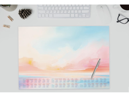 sigel Sous-mains bloc papier 'Magic Sunset', 595 x 410 mm