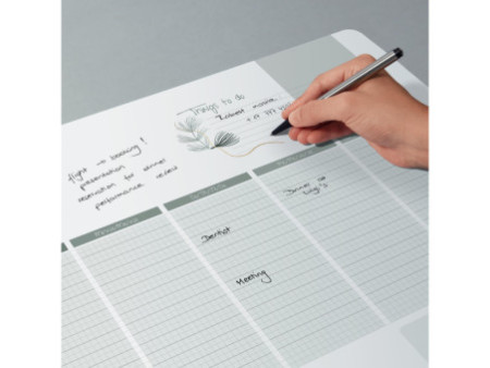 sigel Sous-mains bloc papier 'Weekly Planner Nature'