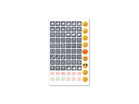 sigel Calendrier de table Conceptum, 2026, paysage, bleu