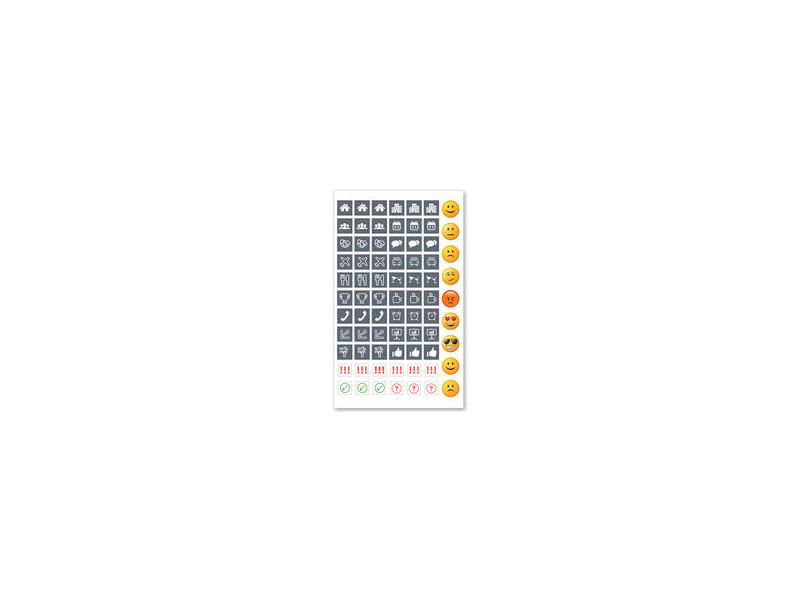 sigel Calendrier de table Conceptum 2026, env. A5, bleu
