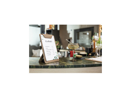 sigel Porte-menu à pince, A4, beige