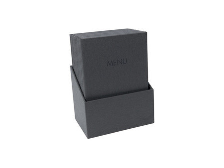 sigel Chemise pour menu 'MENU', A4, boîte de 10, noir