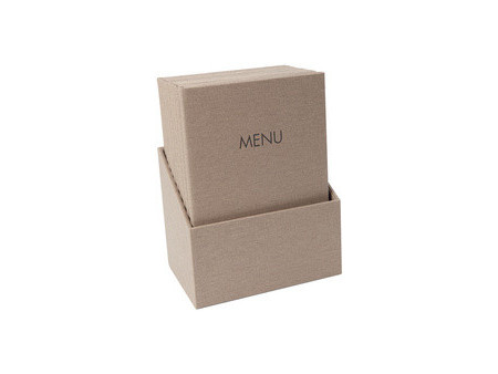 sigel Chemise pour menu 'MENU', A4, boîte de 10, noir