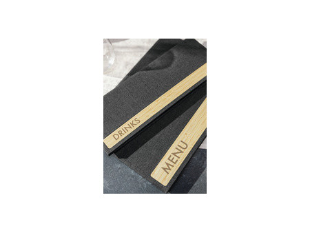 sigel Pochette double pour carte de boissons, transparent