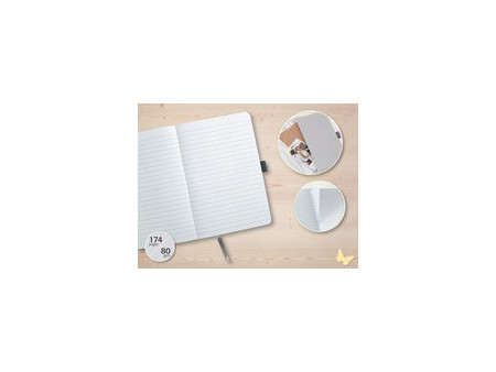 sigel Carnet de notes Jolie Flair, similicuir, A5, vert