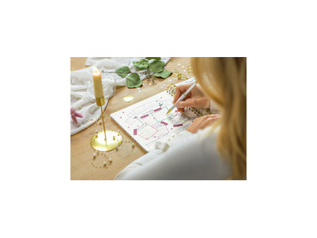 sigel Carnet à spirale Jolie Inspire Square 'Golden Rain'