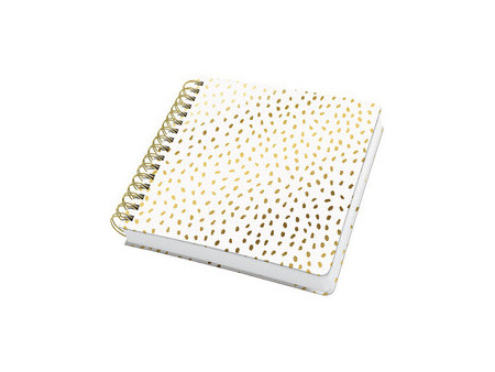 sigel Carnet à spirale Jolie Inspire Square 'Golden Rain'