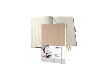 sigel Carnet de notes Conceptum, A4, uni, bleu