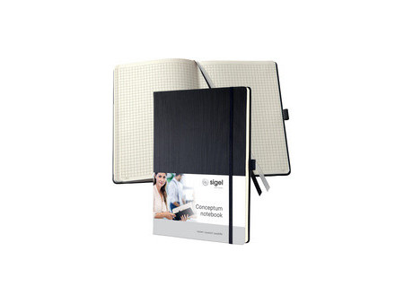 sigel Carnet de notes Conceptum, A5, uni, bleu