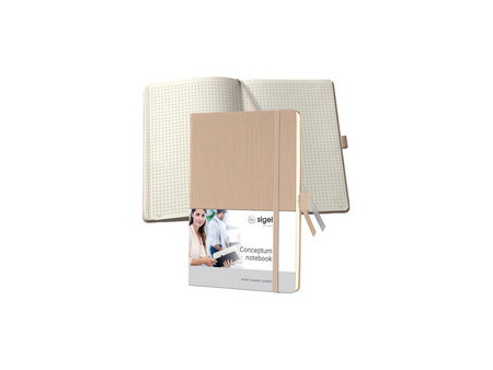 sigel Carnet de notes Conceptum, A5, uni, bleu