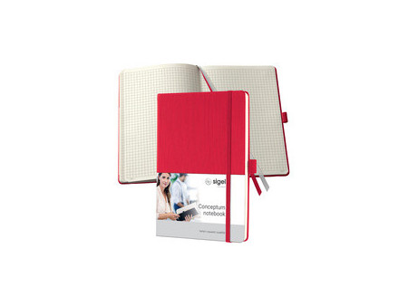 sigel Carnet de notes Conceptum, A5, uni, bleu