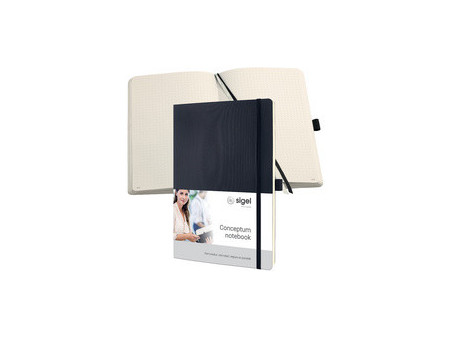 sigel Carnet de notes Conceptum, A4, uni, bleu