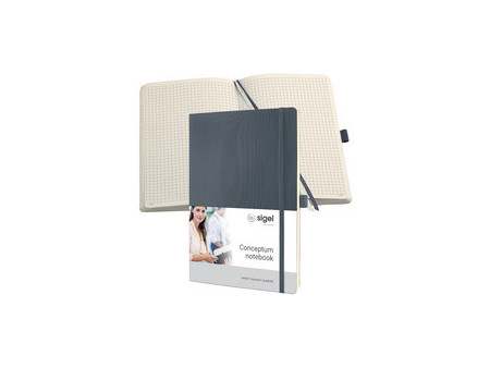 sigel Carnet de notes Conceptum, A4, uni, bleu