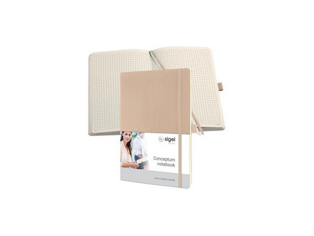 sigel Carnet de notes Conceptum, A4, uni, bleu