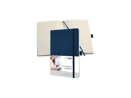 sigel Carnet de notes Conceptum, A5, uni, bleu