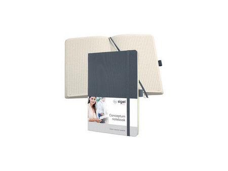 sigel Carnet de notes Conceptum, A5, uni, bleu