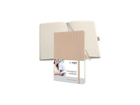 sigel Carnet de notes Conceptum, A5, uni, bleu