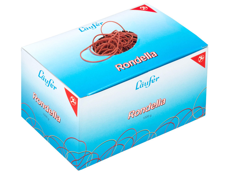 Läufer Bracelets élastiques RONDELLA, 50 mm, 1.000 g, rouge