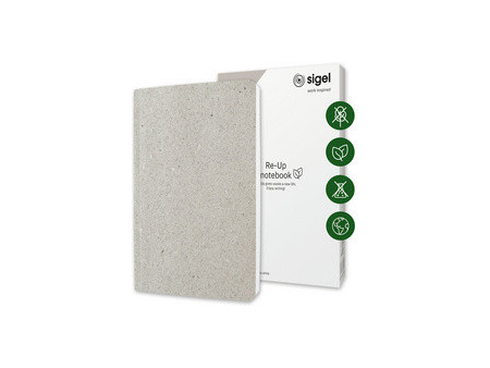 sigel Carnet de notes Re-Up, A5, ligné, rouge