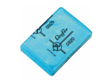 Läufer Gomme mie de pain, bleu