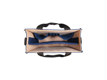 sigel Sacoche en feutre Desk Sharing Bag Bicolor M, marron