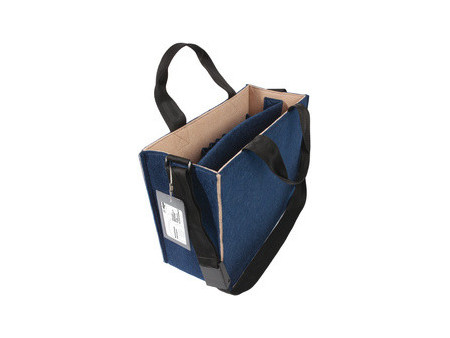 sigel Sacoche en feutre Desk Sharing Bag Bicolor M, marron