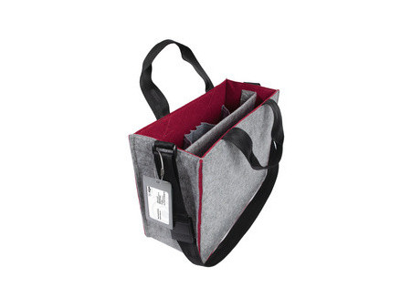 sigel Sacoche en feutre Desk Sharing Bag Bicolor M, gris