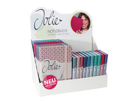 sigel Carnet de notes Jolie Flair, simili cuir, présentoir
