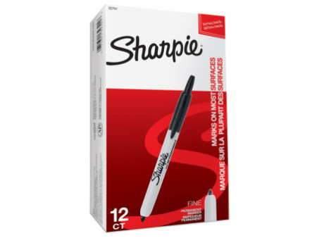 Sharpie Marqueur permanent RT, pointe ogive, noir