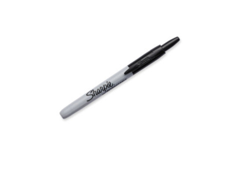 Sharpie Marqueur permanent RT, pointe ogive, noir