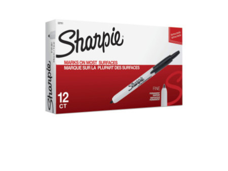 Sharpie Marqueur permanent RT, pointe ogive, noir