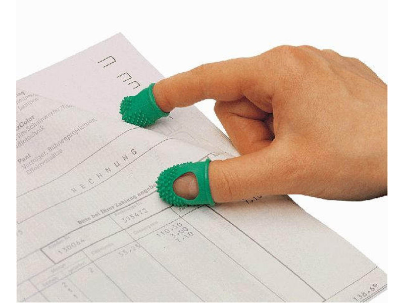 Läufer Doigtier, taille 2, diamètre: 15 mm, vert