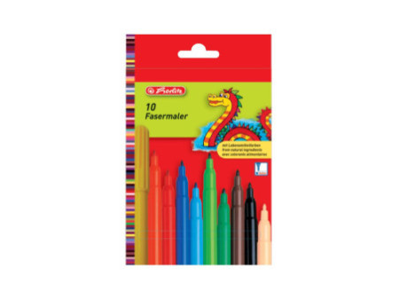herlitz Feutre, étui en carton de 10
