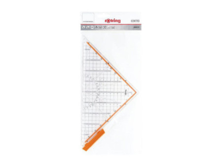 rotring équerre géométrique Centro, poignée amovible