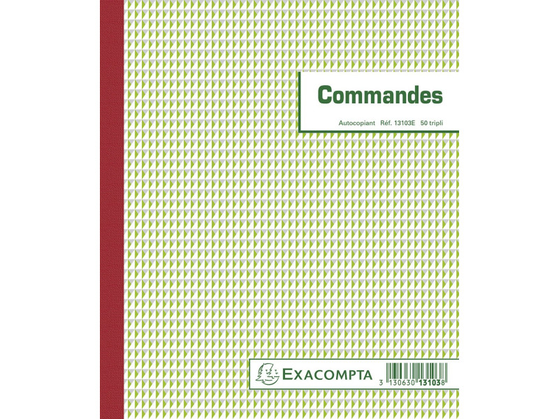 EXACOMPTA Manifold 'Commandes', 210 x 180 mm, tripli