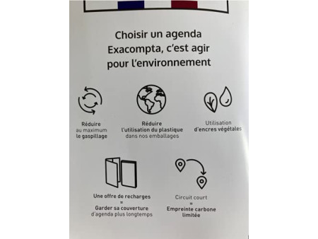 EXACOMPTA Recharge pour organiseur 'Exatime 17 Pocket', 2026