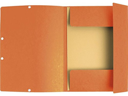 EXACOMPTA Chemise à élastique, A4, carton, orange