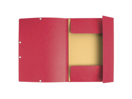 EXACOMPTA Chemise à élastique, A4, carton, rouge