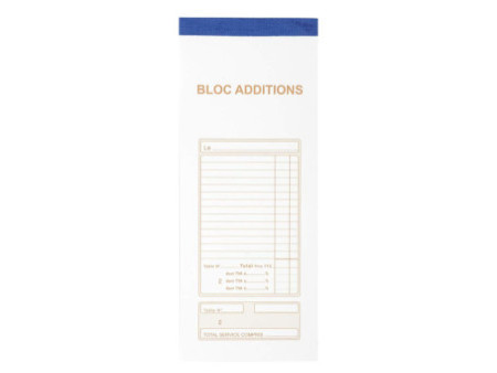EXACOMPTA Bloc Additions, pages numérotées